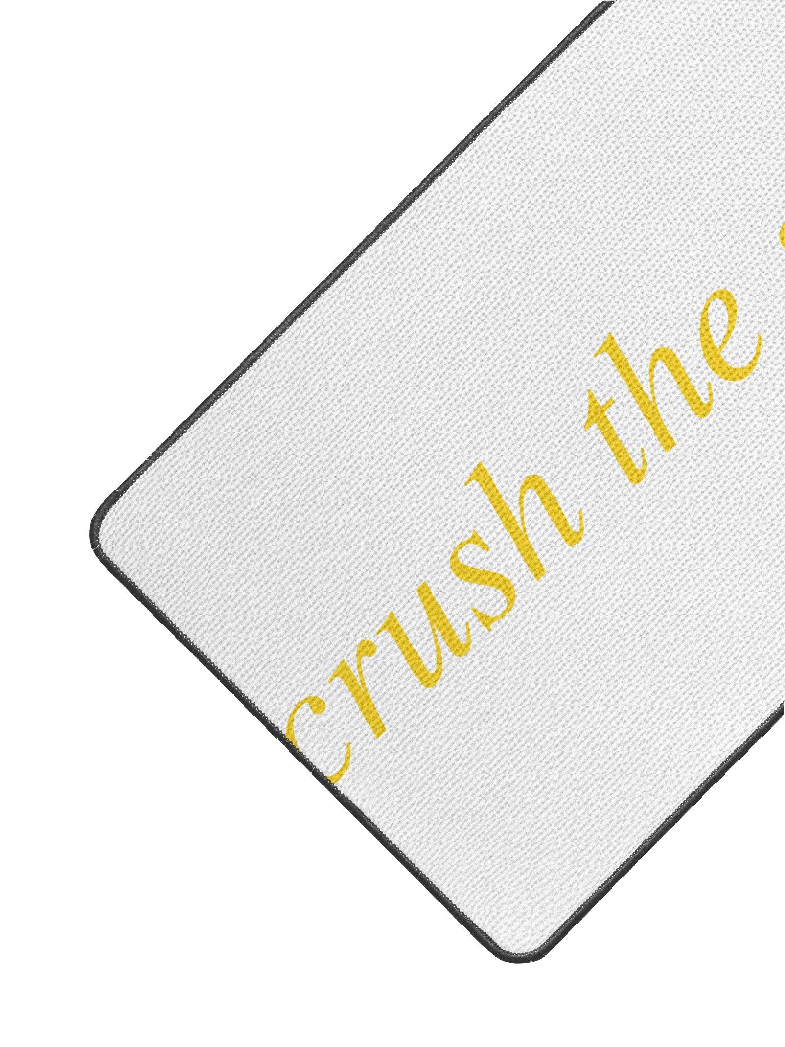 No ShopCo Desk Mat - Yellow on White product image (3)