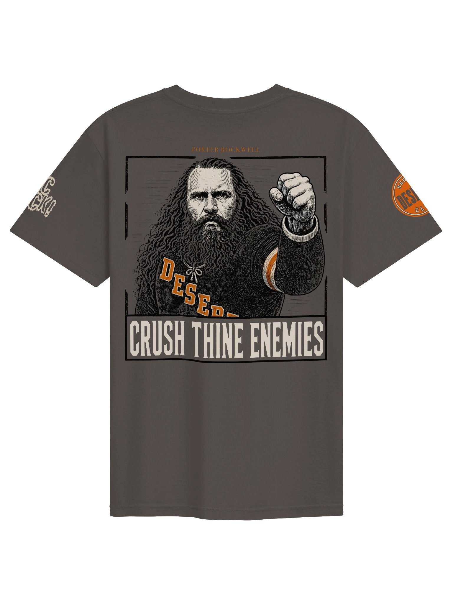 Deseret Hockey Club "Crush Thine Enemies" Heavyweight Tee product image (2)