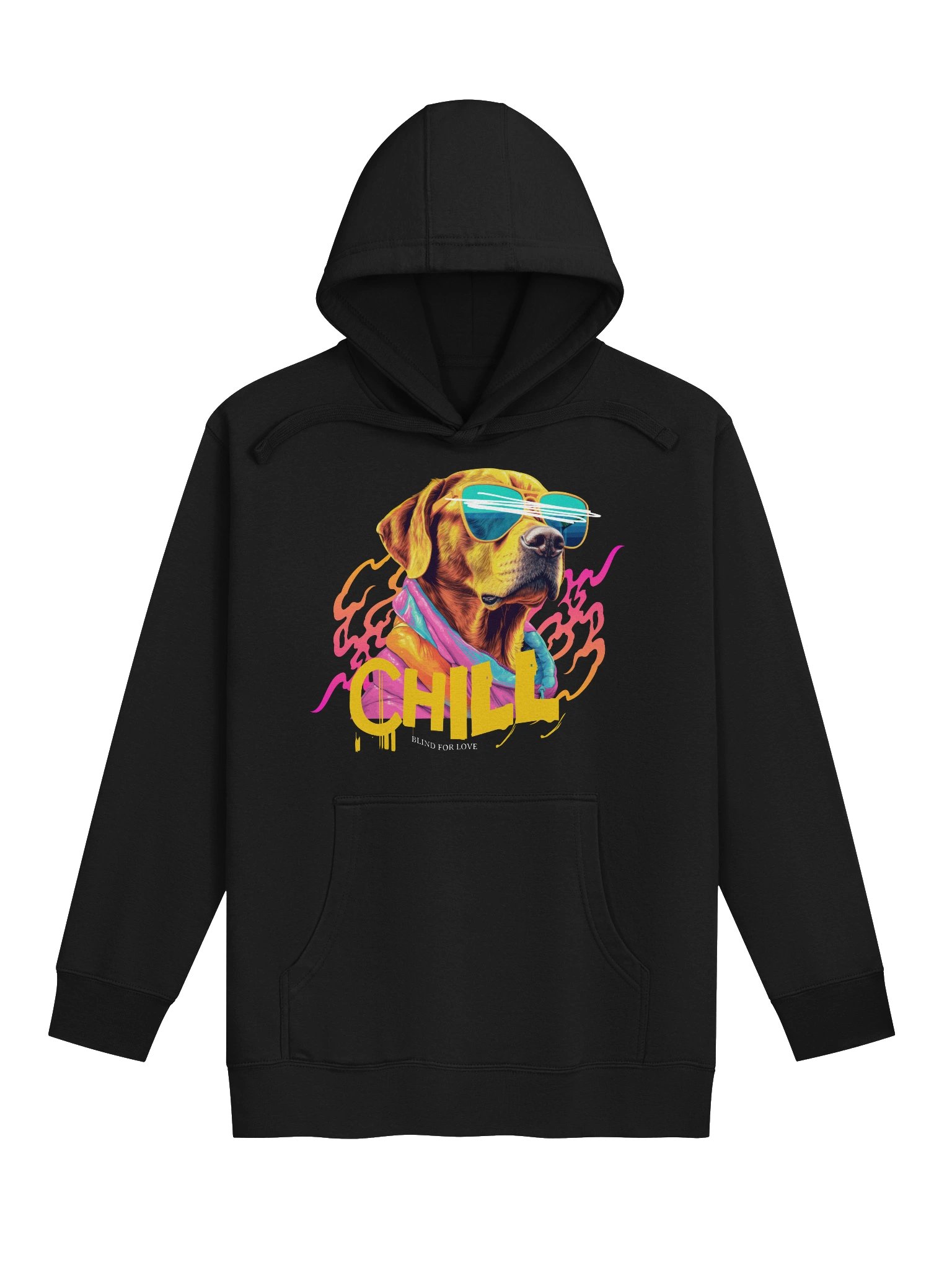 Chill Dog Unisex Hoodie: Fashionable Comfort Casual Wear product image (1)