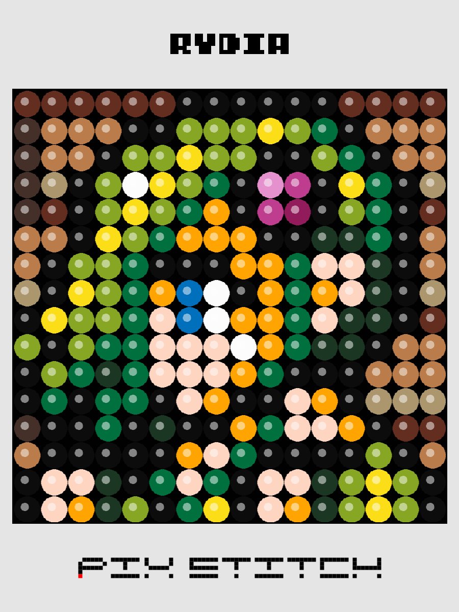 Rydia Pixel Art product image (1)