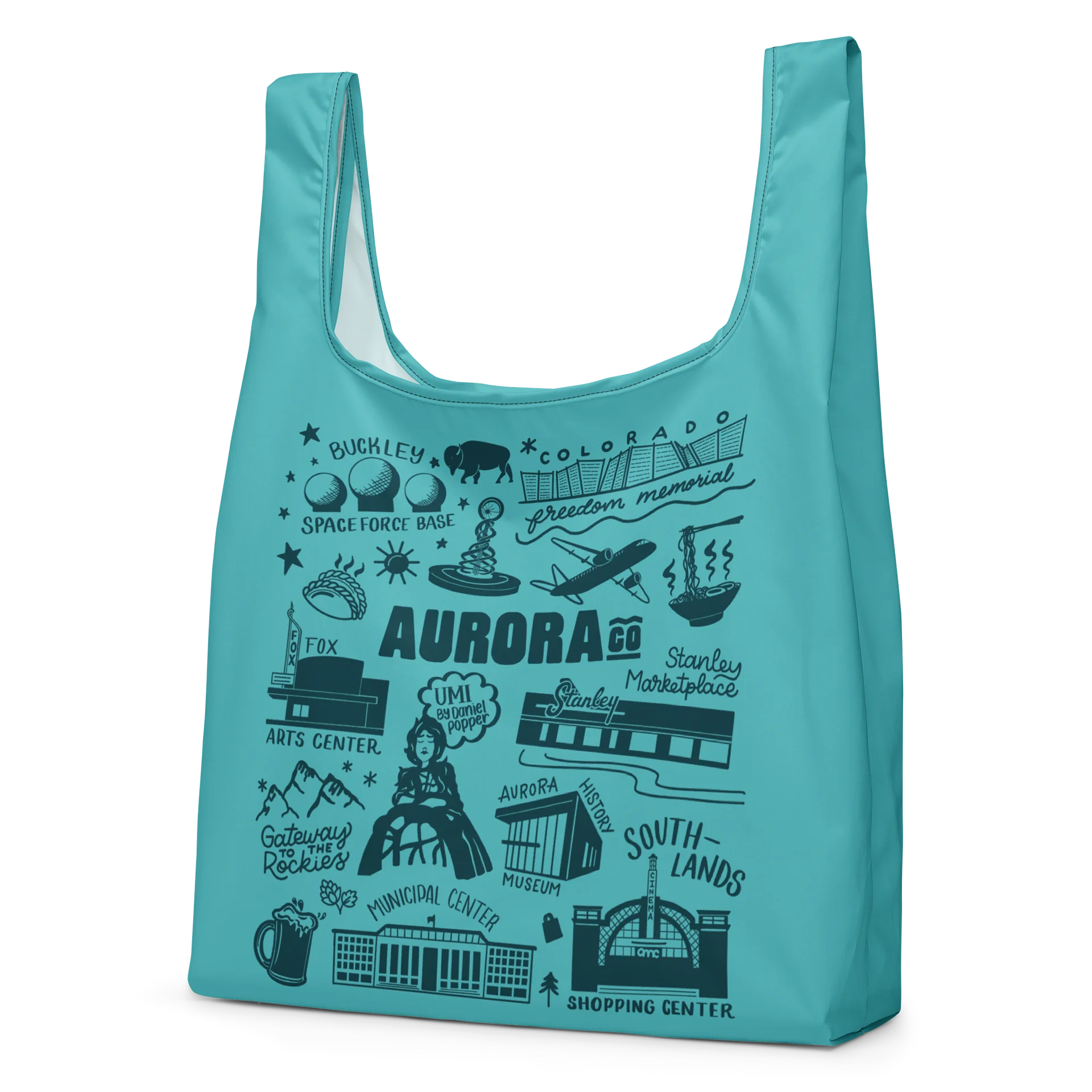 Aurora Landmarks Shopping Bag product image (2)
