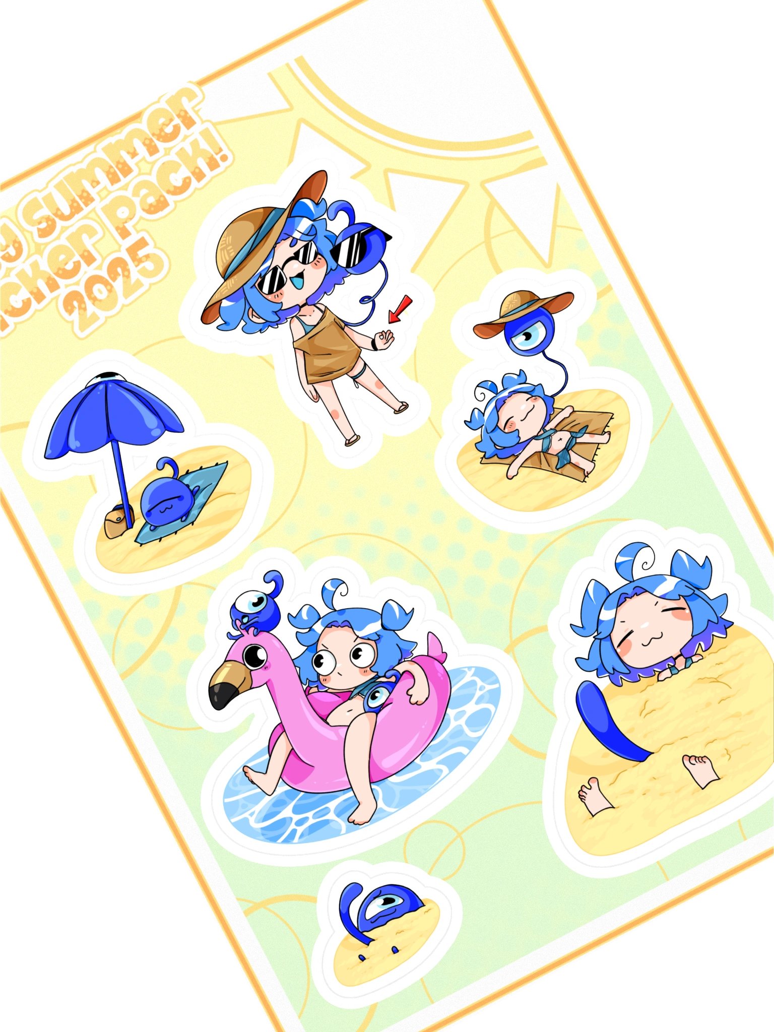 Summertime 2025 Set #2 - Sticker Sheet product image (1)