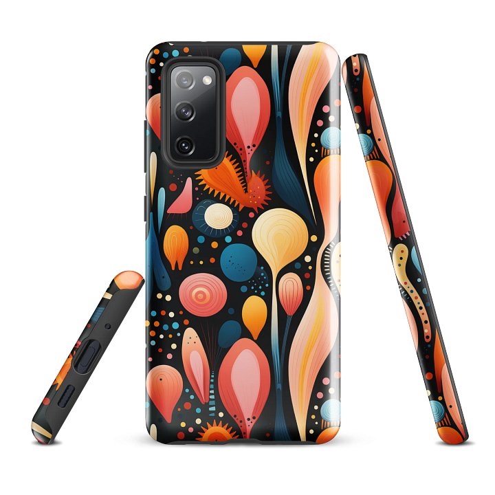 Cosmic Bloom Tough Samsung® S20 S21, S22, S23, S24, S25, Plus, Ultra Cases. product image (2)