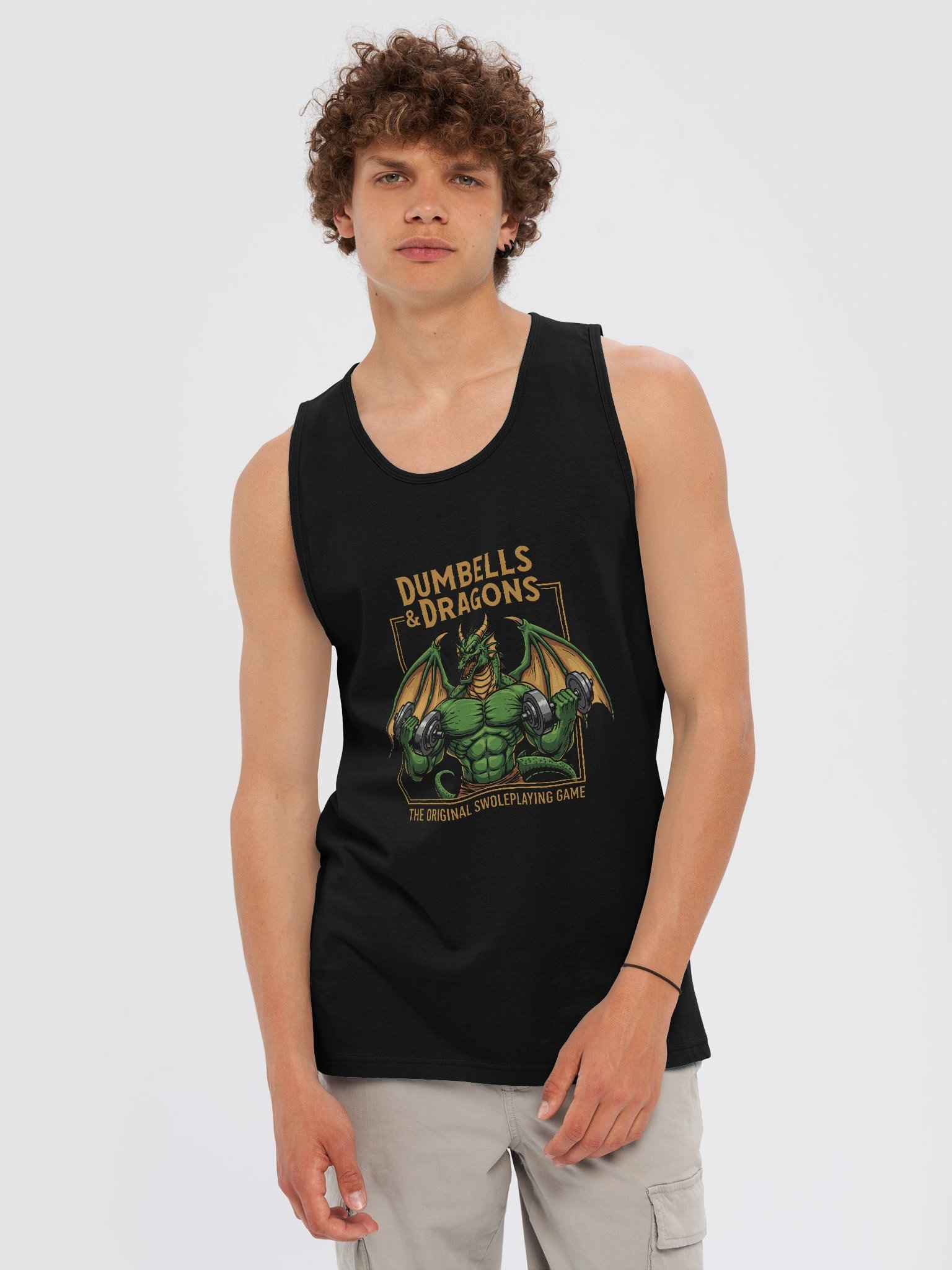 Dumbells and Dragons - Tank product image (2)