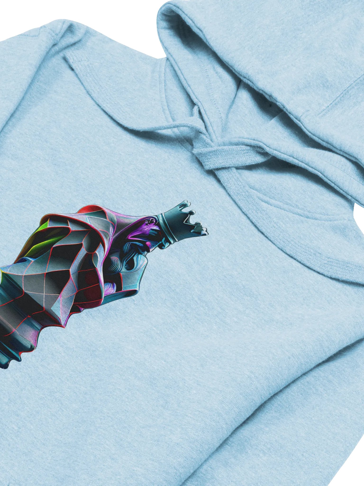 Neon King Chess Piece Premium Hoodie product image (3)