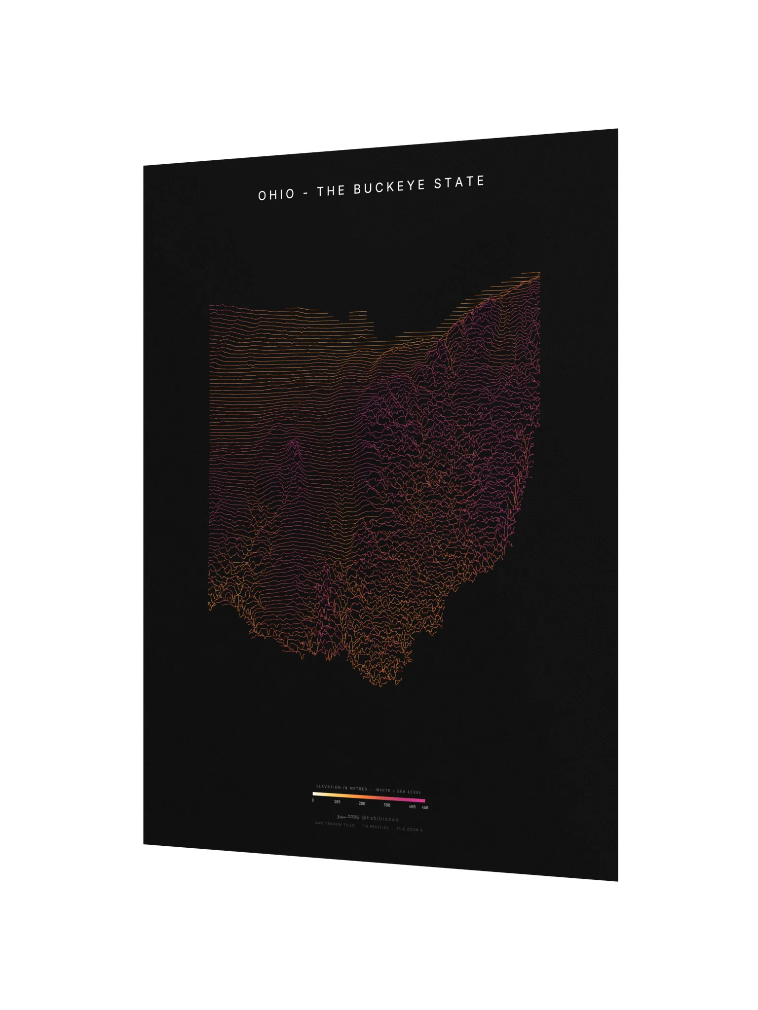 Ridgeline Poster - Ohio product image (2)