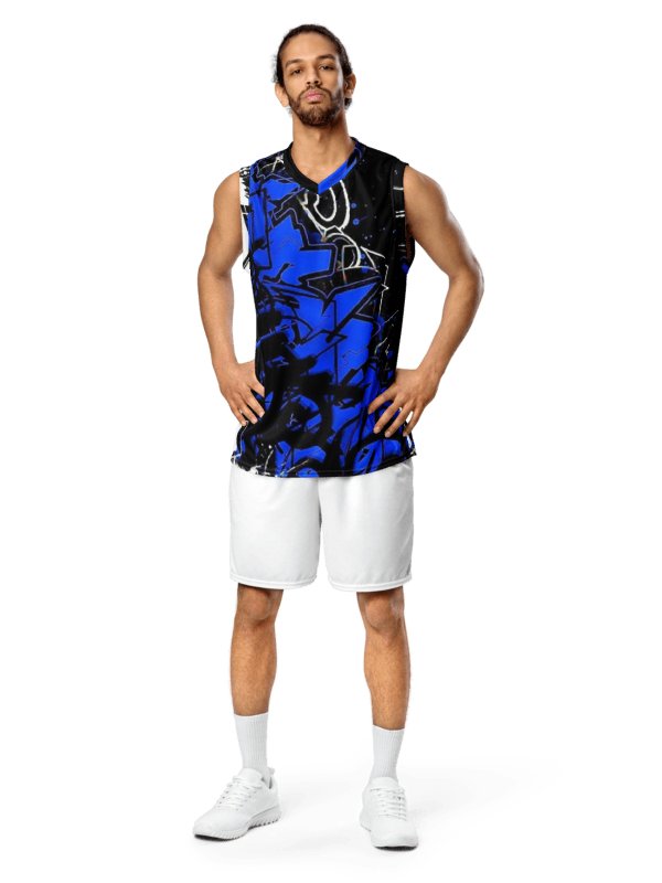 Urban Graffiti Basketball Jersey product image (1)