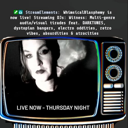 Live now for our usual Thursday night tryst 🎶🖤 On: twitch.tv/WhimsicalBlasphemy & kick.com/WhimsicalBlasphemy 🎶🖤 #darktunes #...