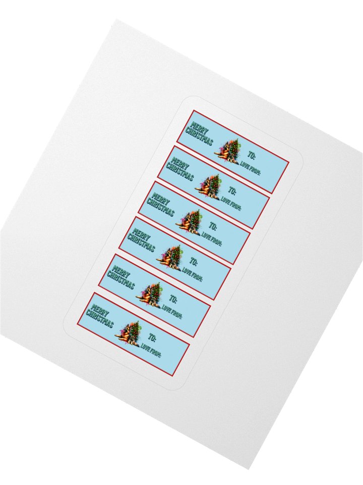 Festive German Shepherd Hug Christmas Gift Tag Set product image (6)