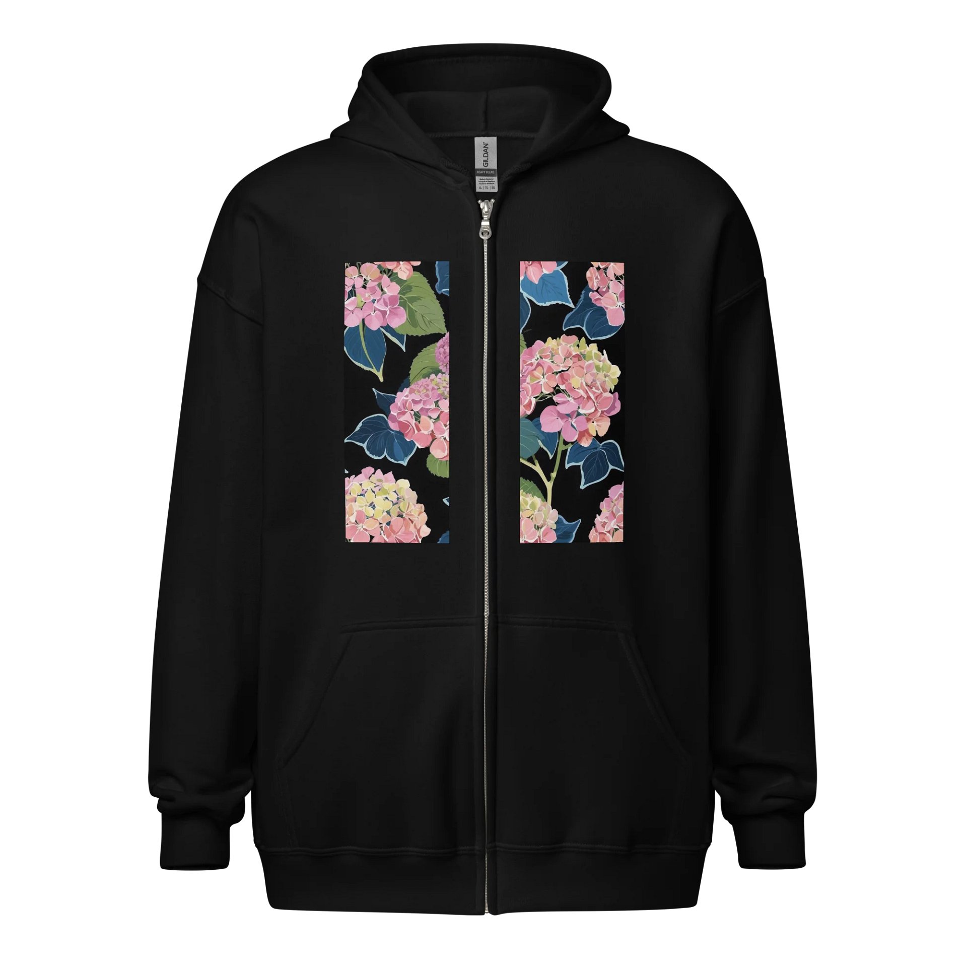 Hydrangea Harmony Zip Hoodie product image (1)