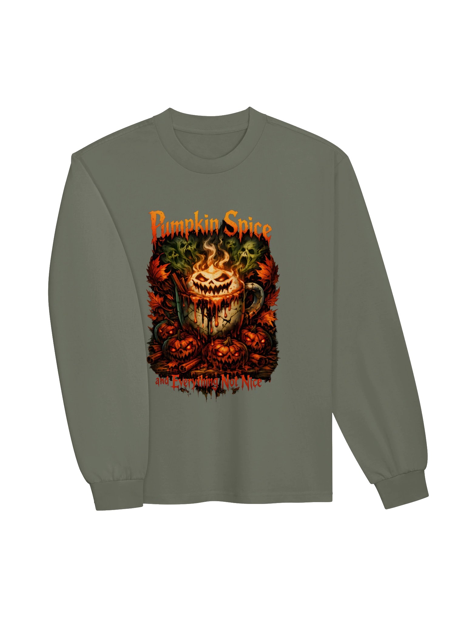 Pumpkin Spice & Everything Not Nice Halloween Tee product image (13)