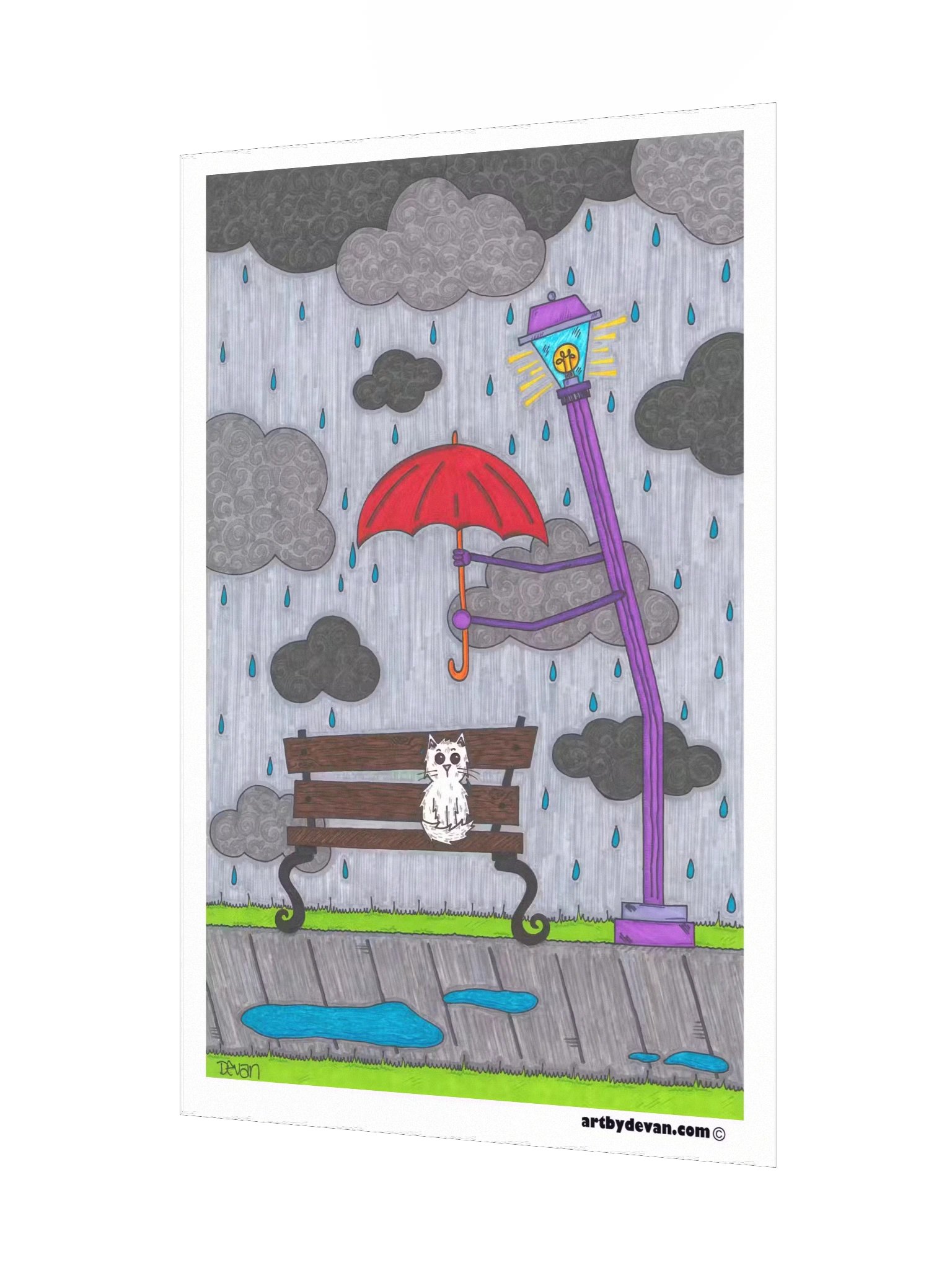 Art Print: The Friend in the Storm product image (3)