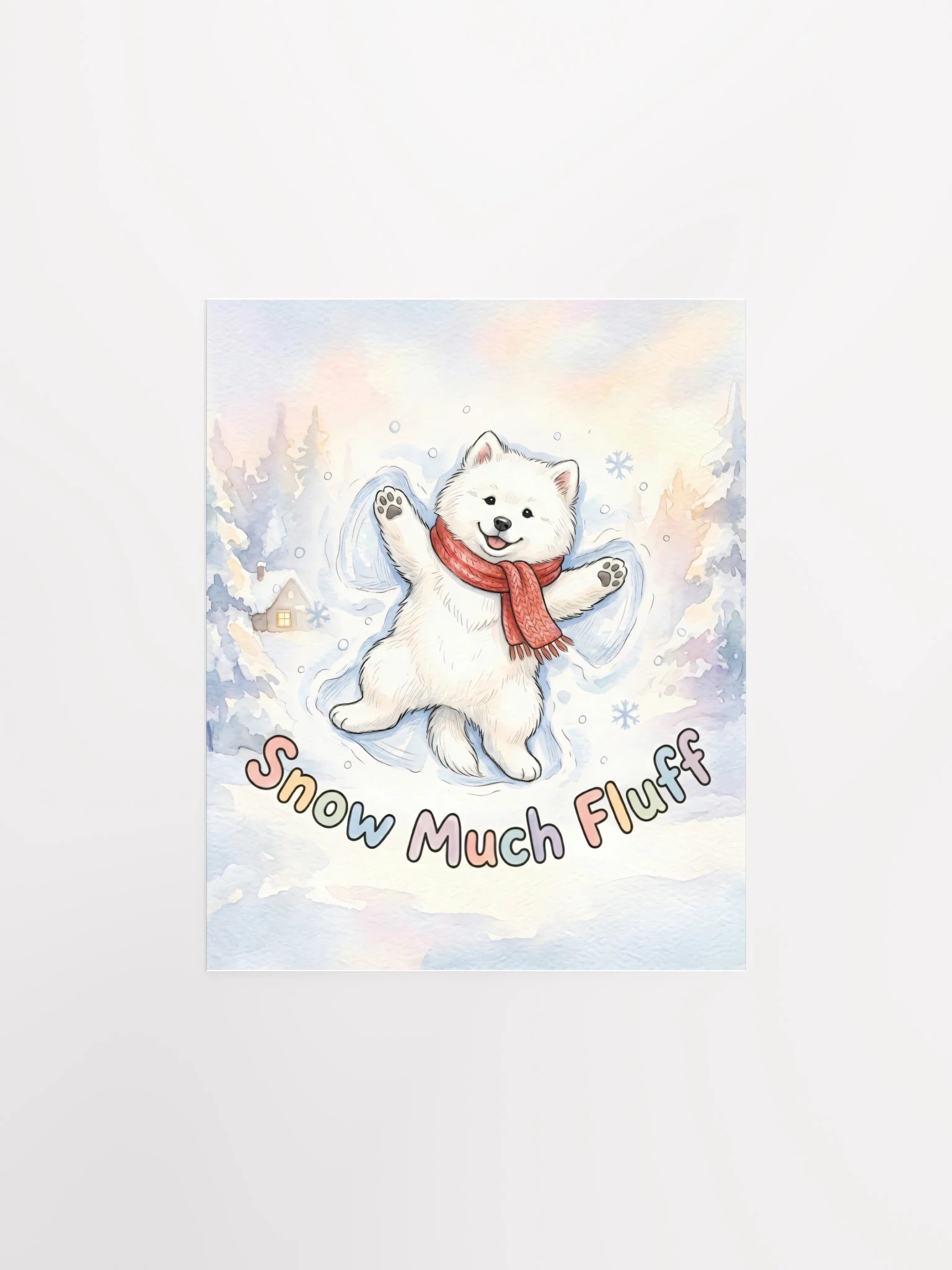 Snow Fluff Samoyed Poster product image (25)
