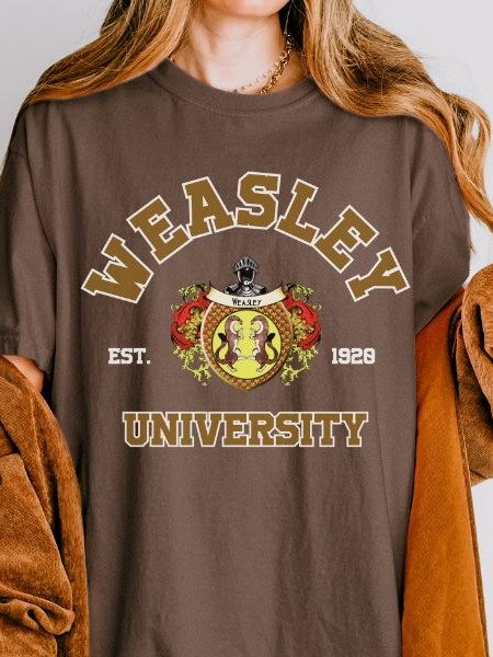 Weasley University Vintage Collegiate Style Shirt product image (1)