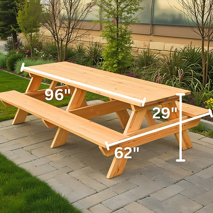 8ft Picnic Table Plans (PDF) product image (2)