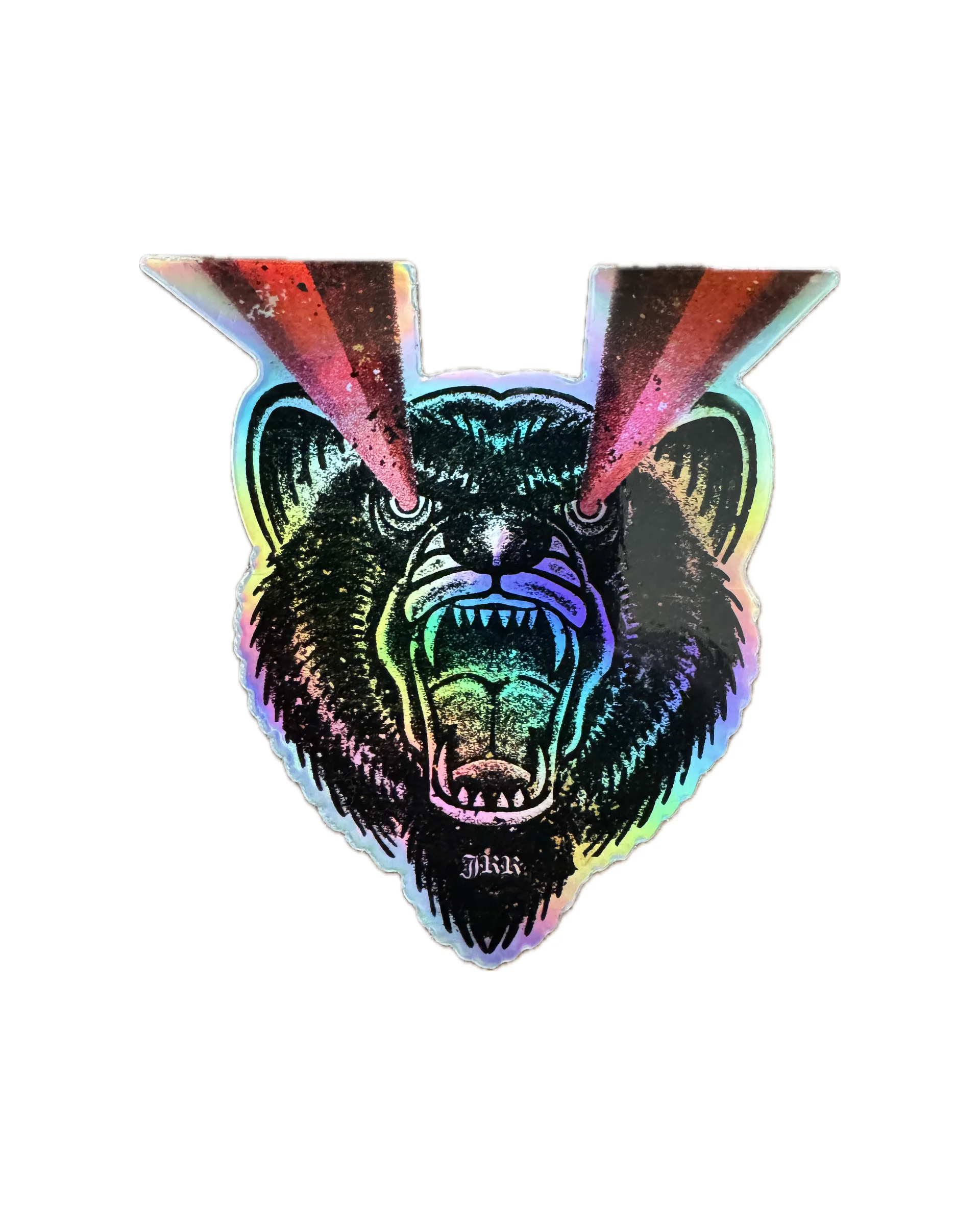 Laser Bear - Holographic Sticker product image (1)