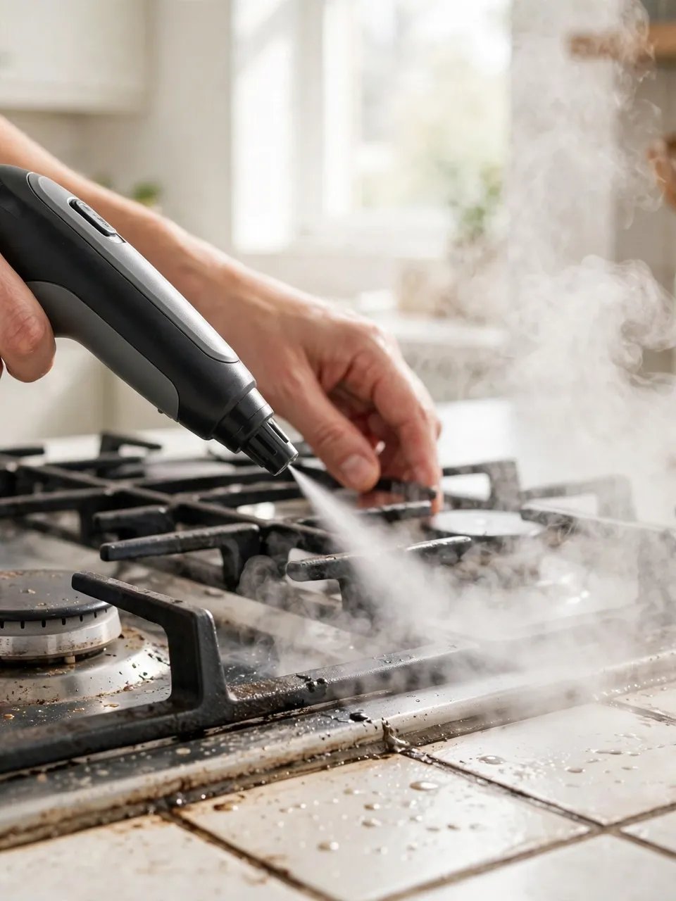 Handheld Steam Cleaner — 2500W Pressurized with 12 Attachments product image (3)