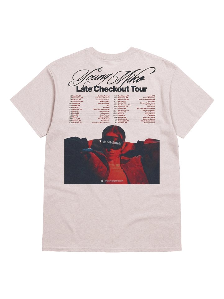 Young Miko Late Checkout Tour Merch Tshirt product image (2)