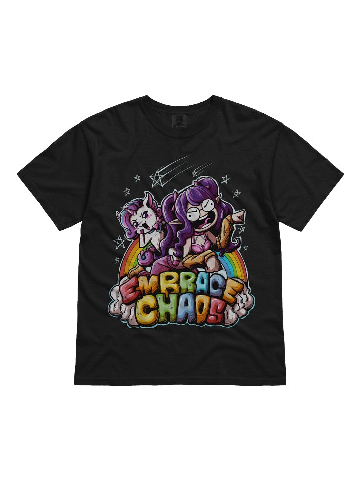 Embrace Chaos T-Shirt (Dark) product image (1)