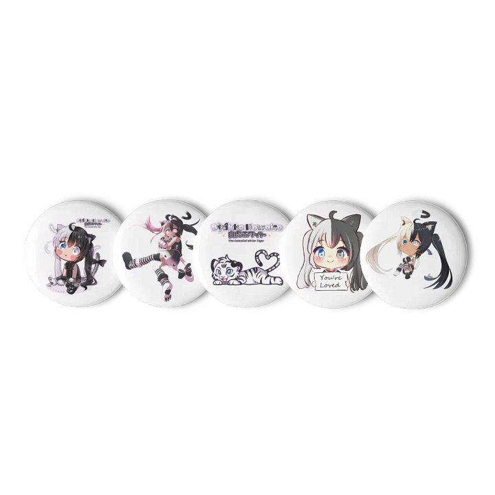 Pin Button - Limited Edition Collection #1 (White) product image (1)