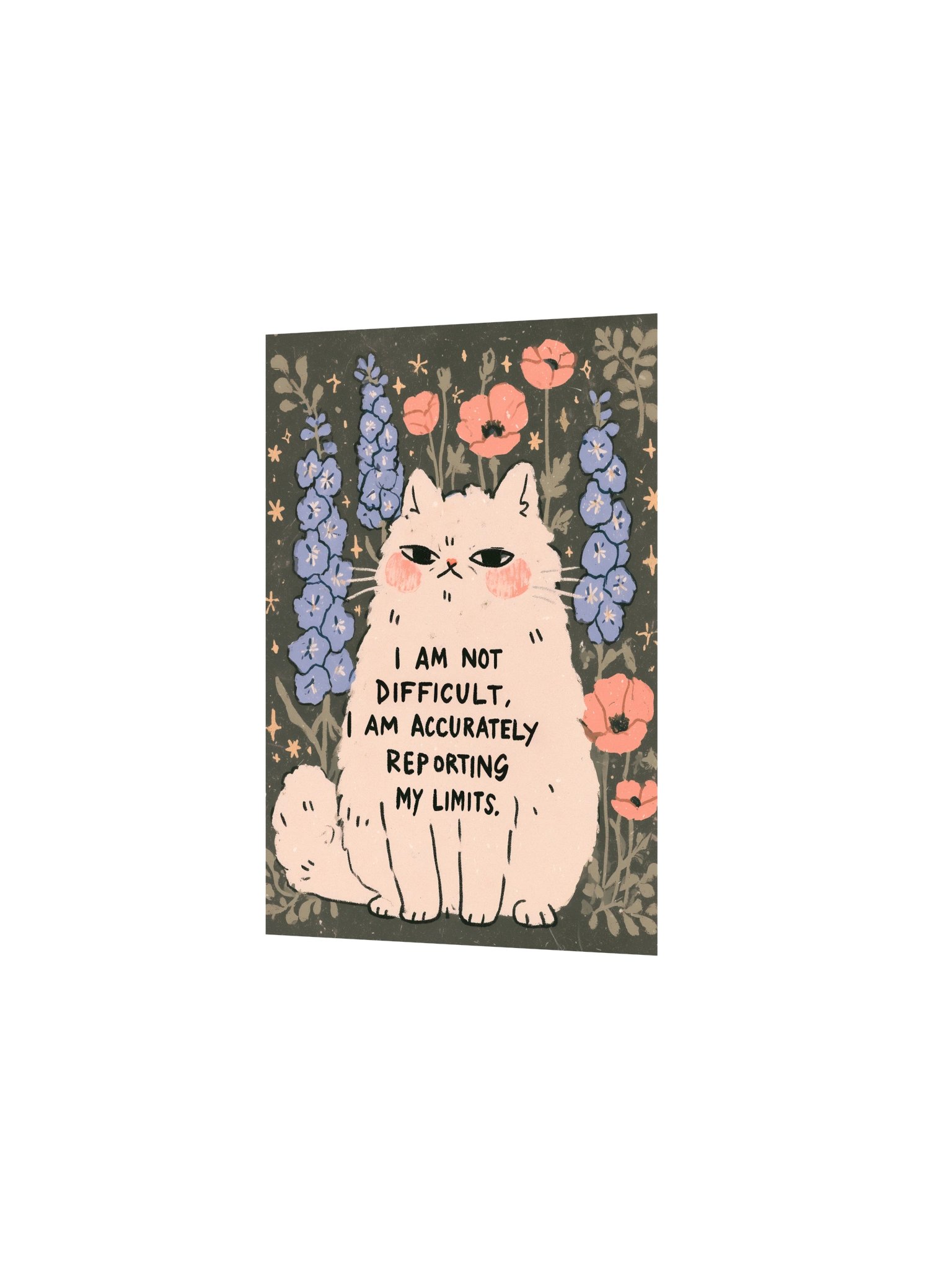 Accurately Reporting My Limits Cat Poster product image (11)