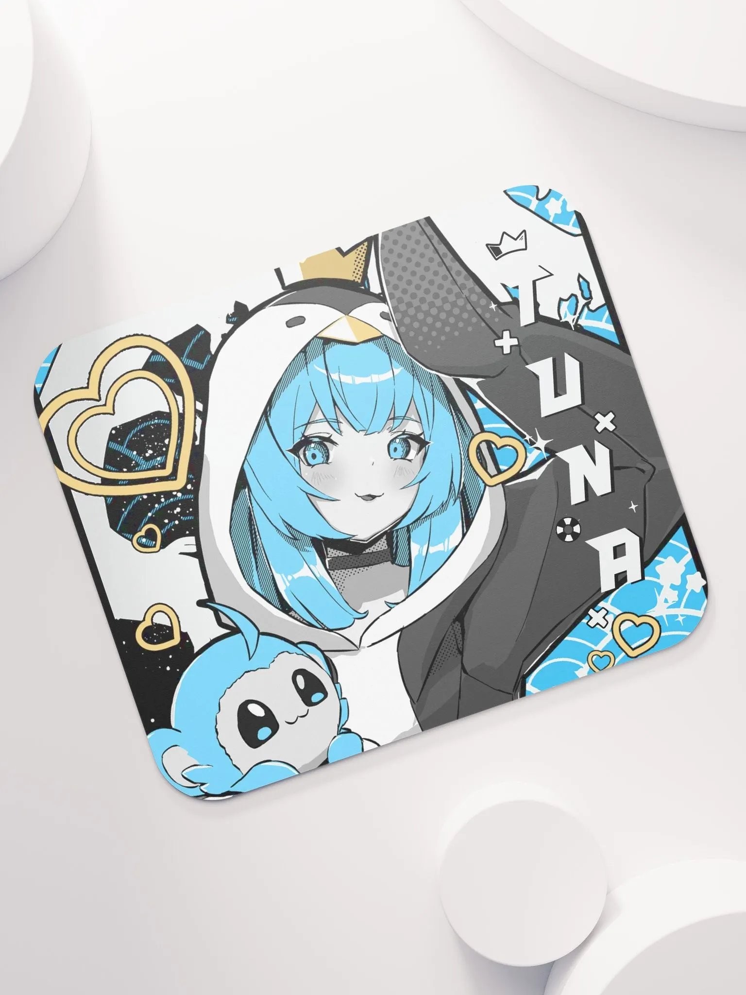 Black & Blue Mini Mousepad product image (7)