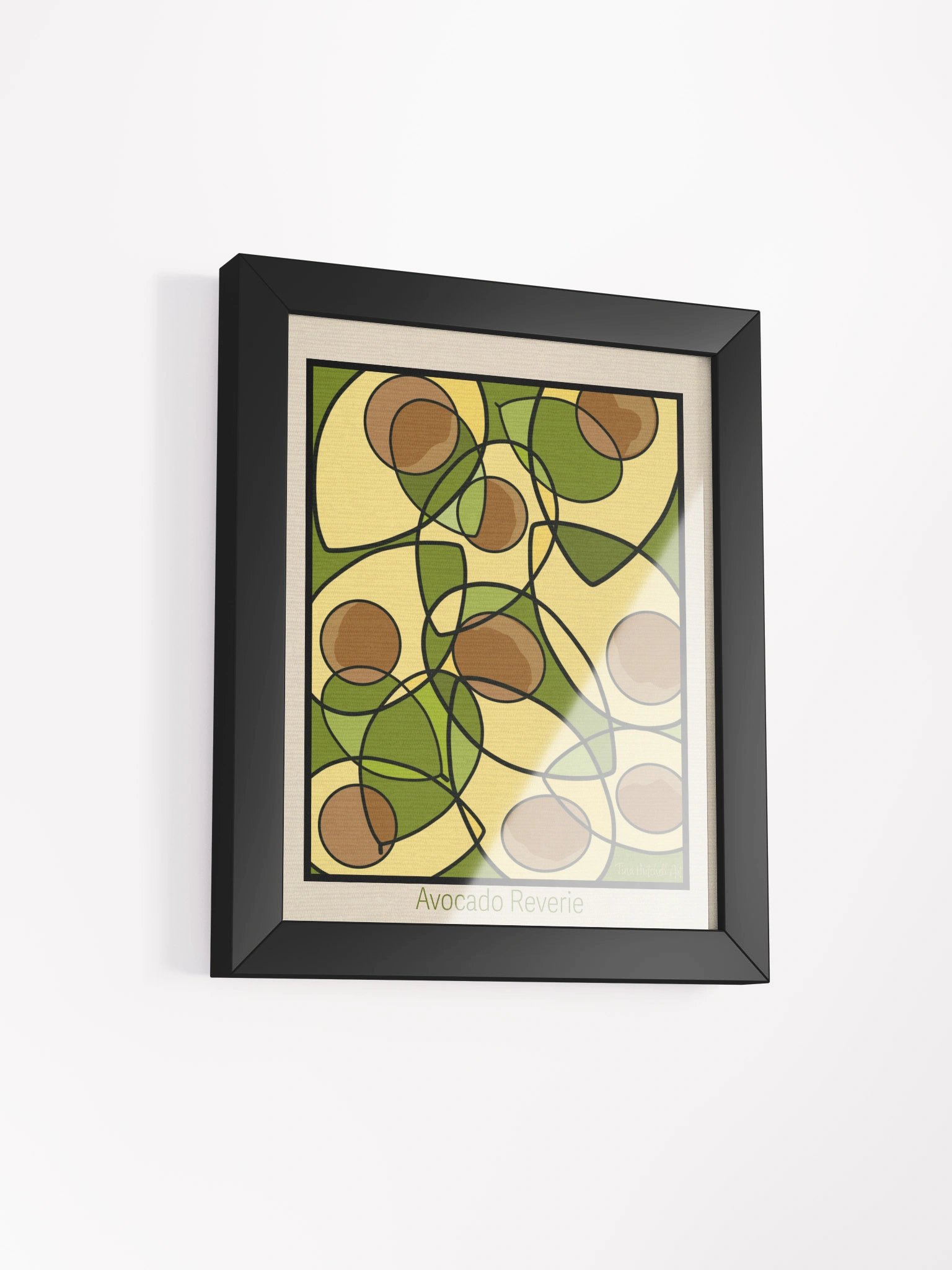 Avocado Reverie – Wood Framed Matte Art Poster product image (3)