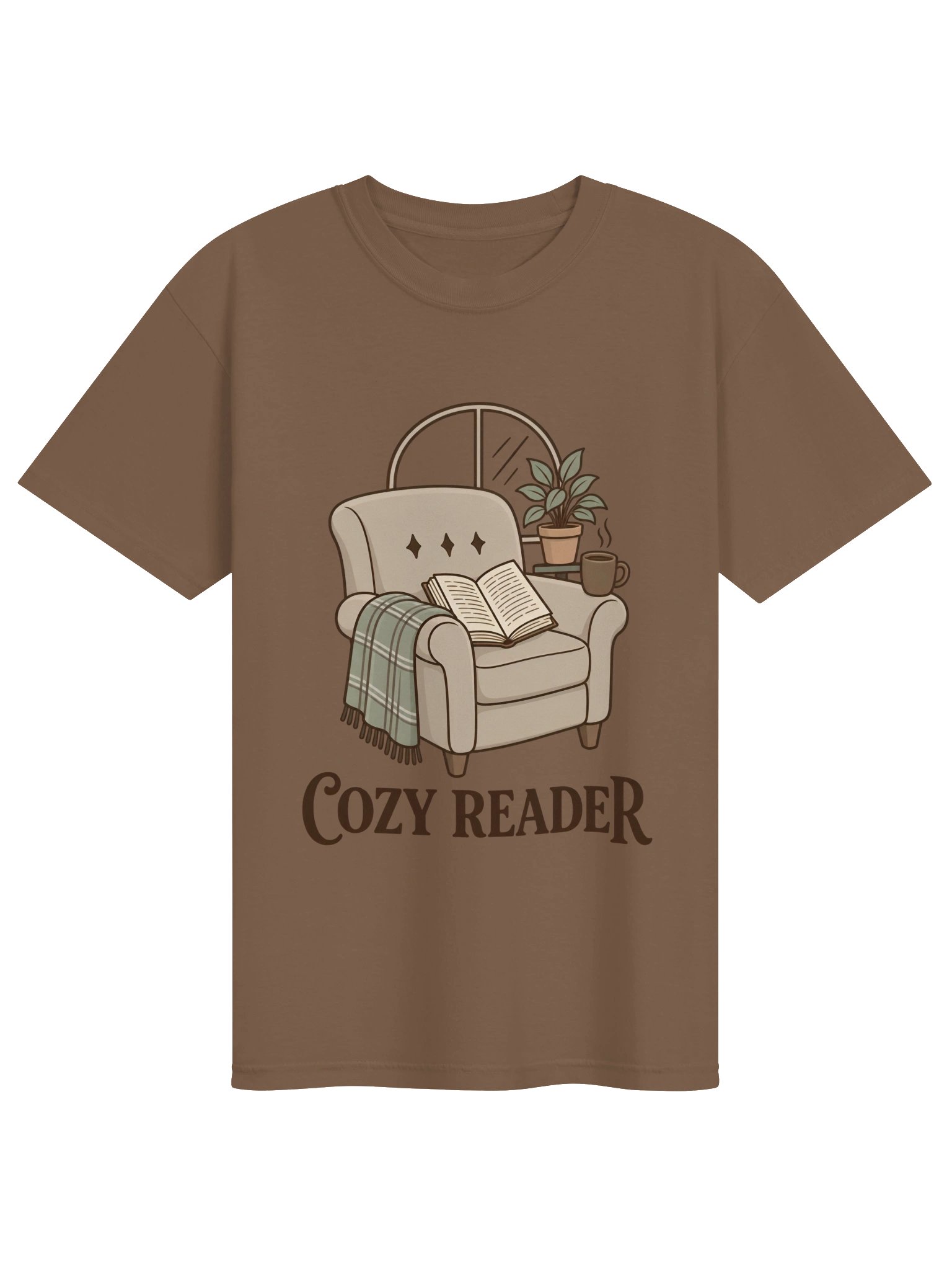 Cozy Reader T-Shirt – Book Lover Graphic Tee | Comfort Colors 1717 product image (1)