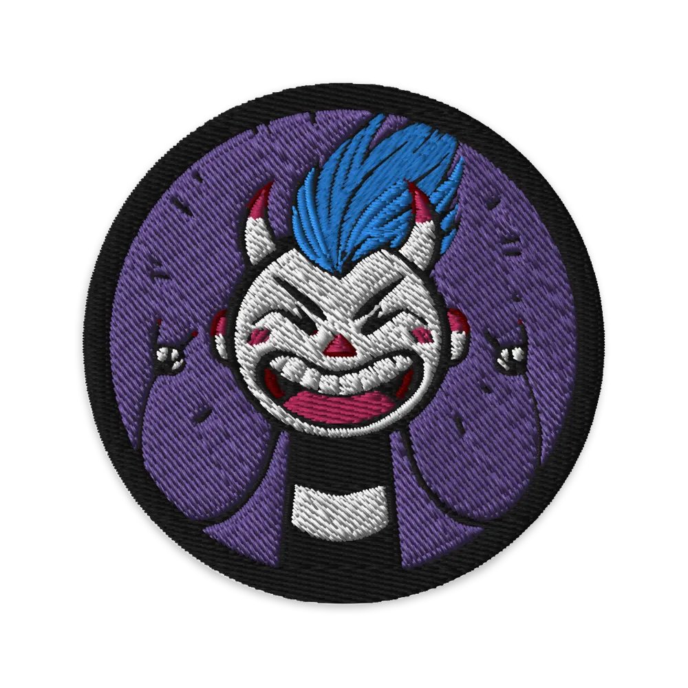 FallingFreely Rockin' Out Embroidered Patch product image (1)