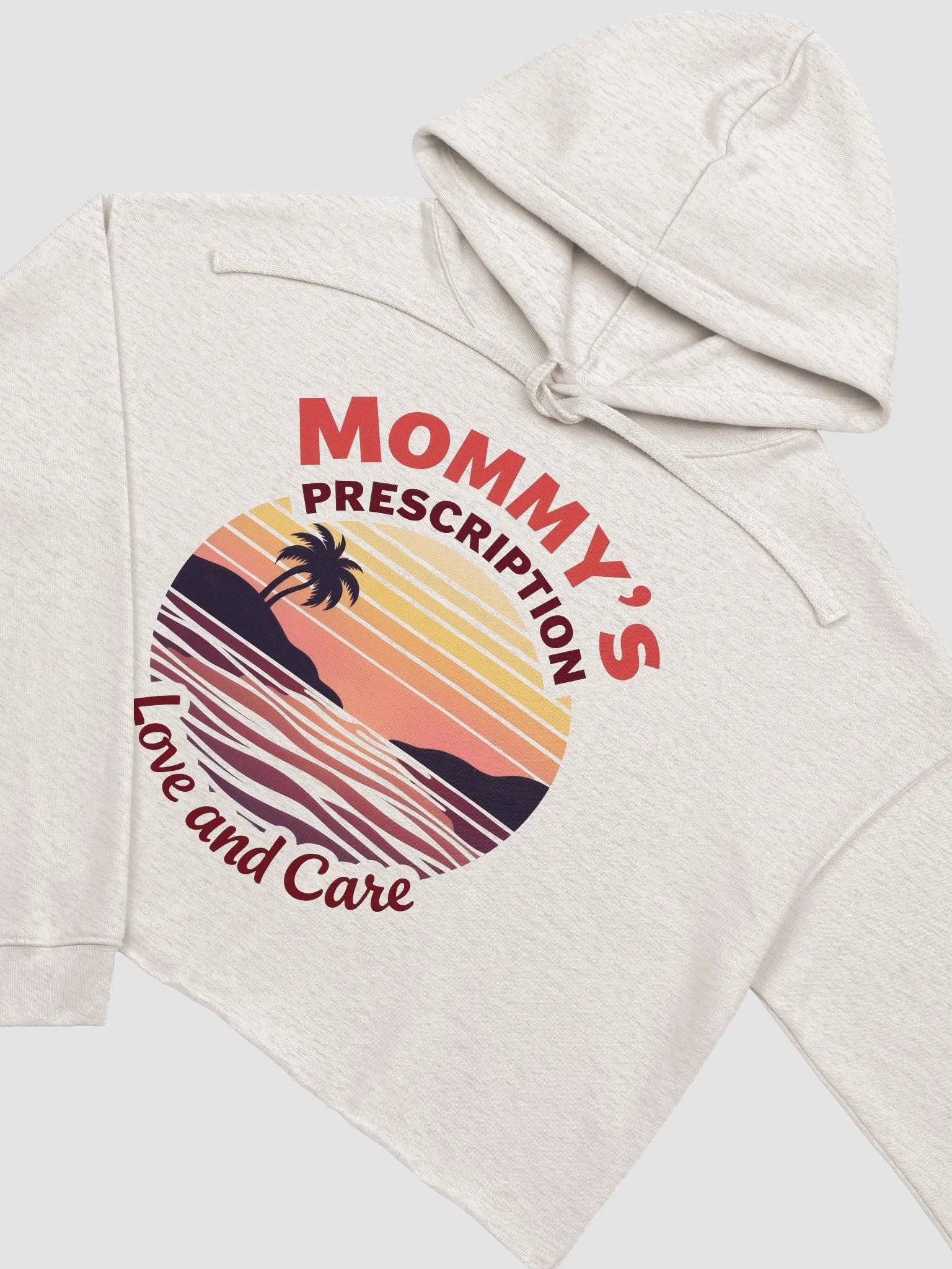 mommy's Priscription, Sunset Love and Care Crop Hoodie product image (11)