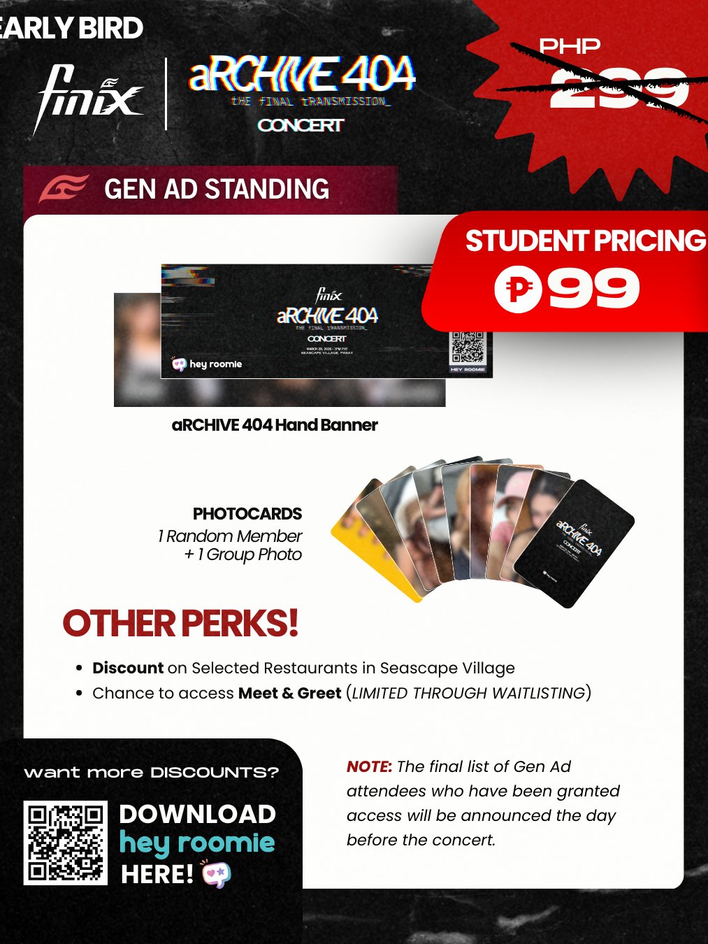 [GCASH ONLY!!!] aRCHIVE 404 Concert Packages (EARLY BIRD) product image (11)