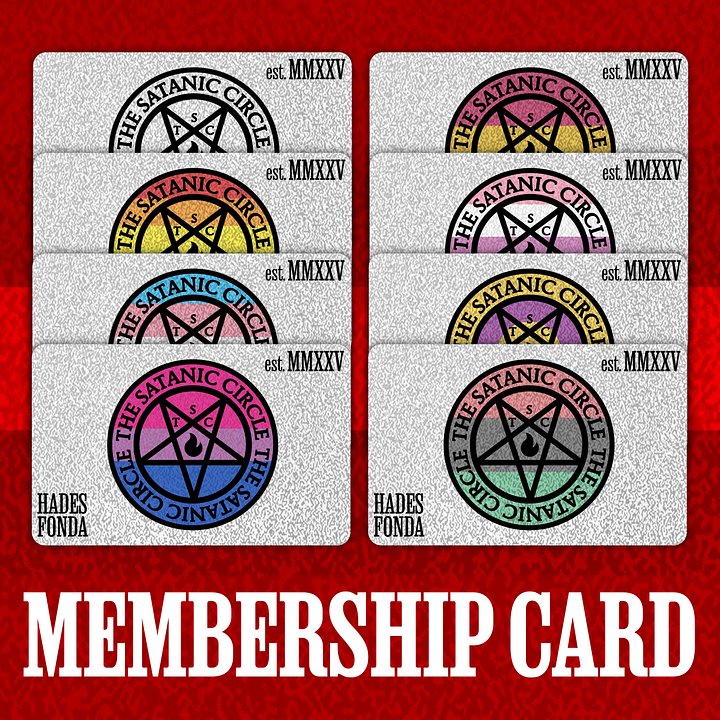 The Satanic Circle - Membership Cards product image (1)