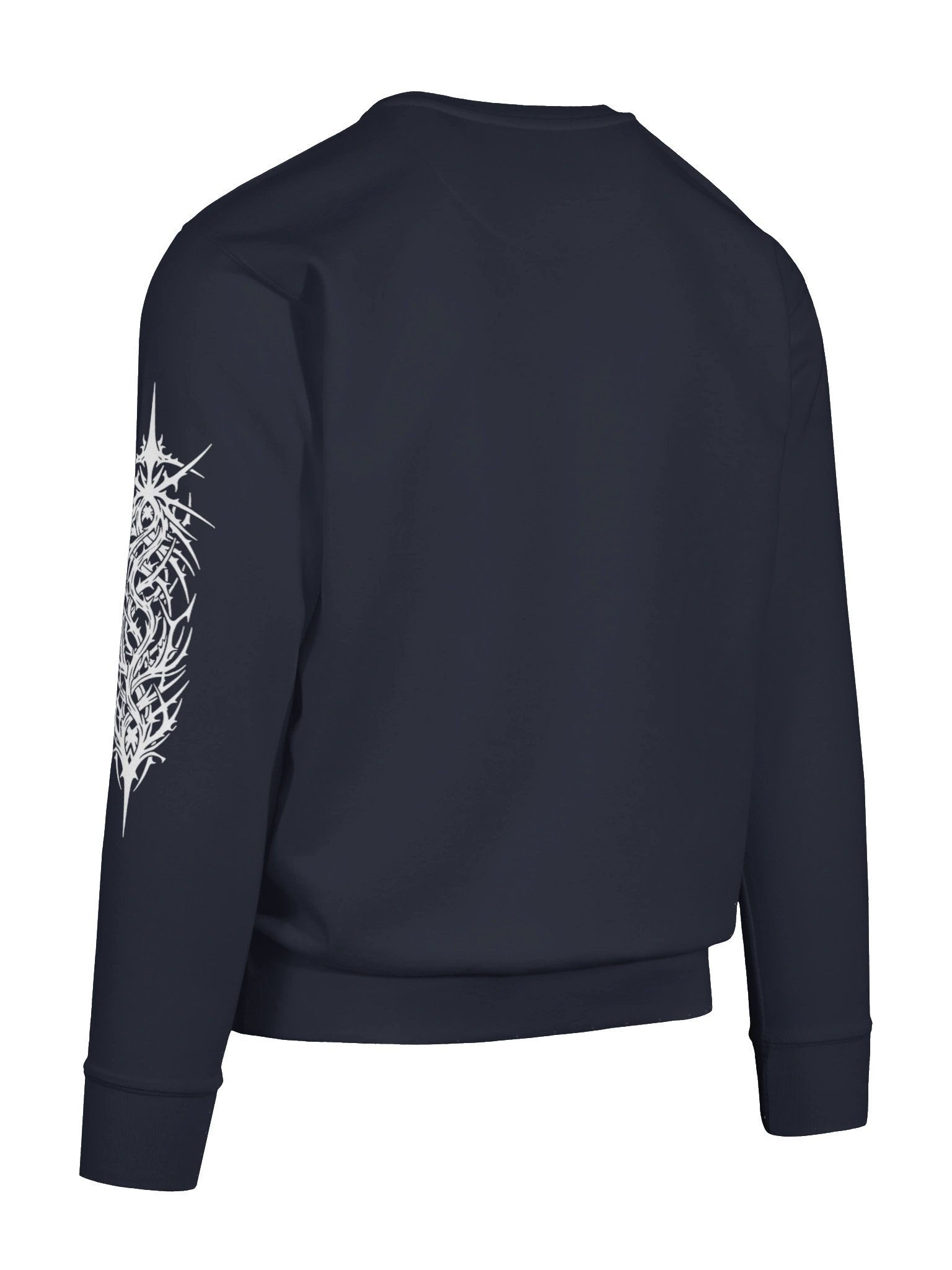 White sleepDistorted logo sweatshirt product image (12)
