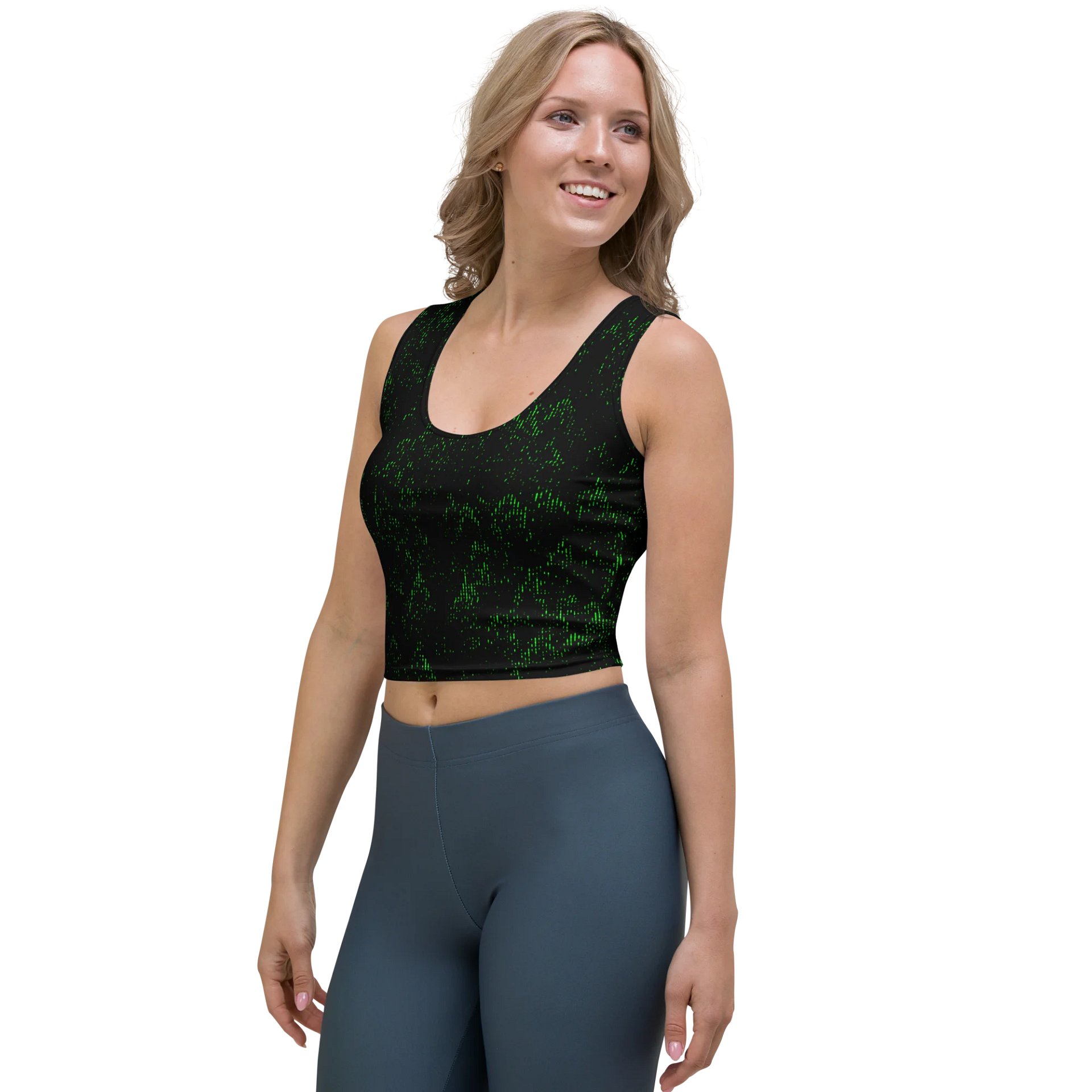 Pixel Trees Cropped Tank product image (3)