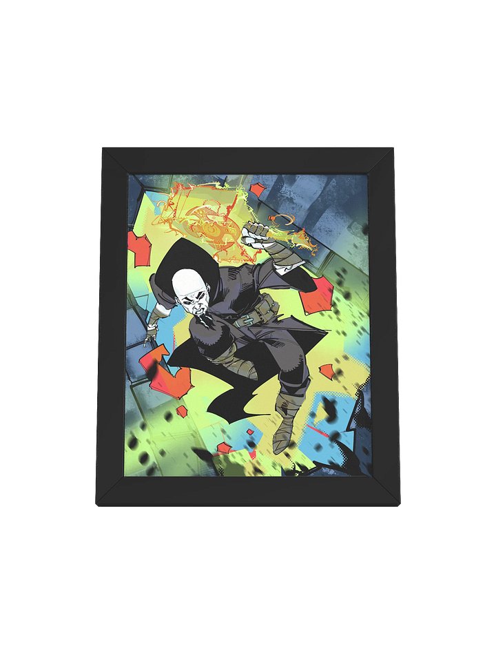 Through the Stained Glass Framed Print (Tenet's Tales) product image (4)
