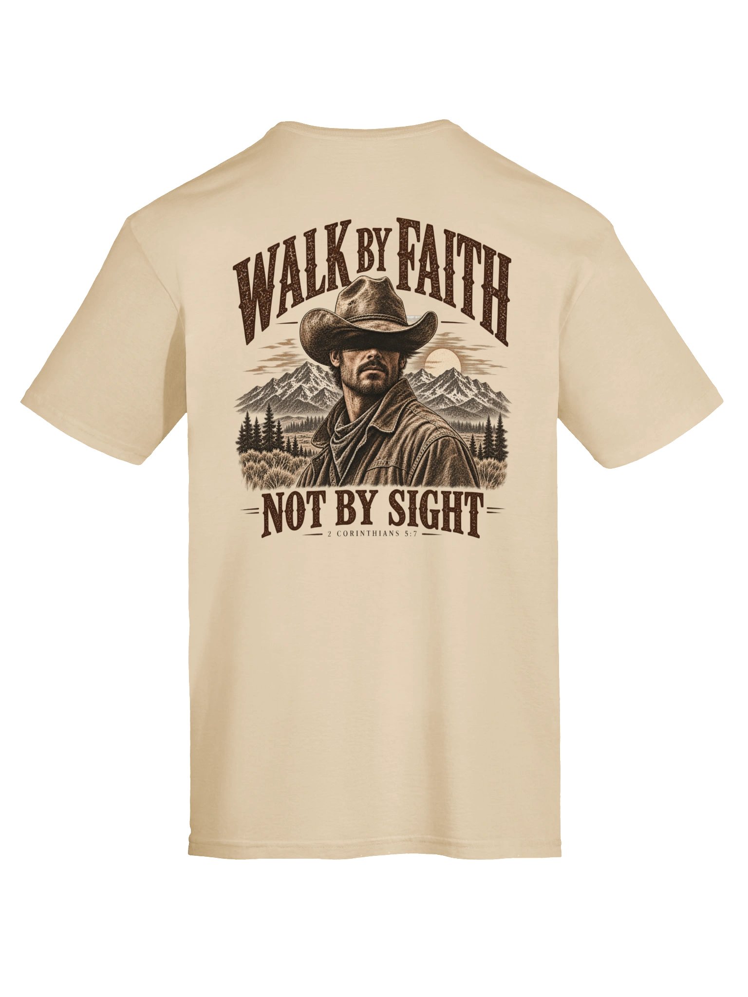 Walk By Faith, Not By Sight Unisex Western Tee product image (7)