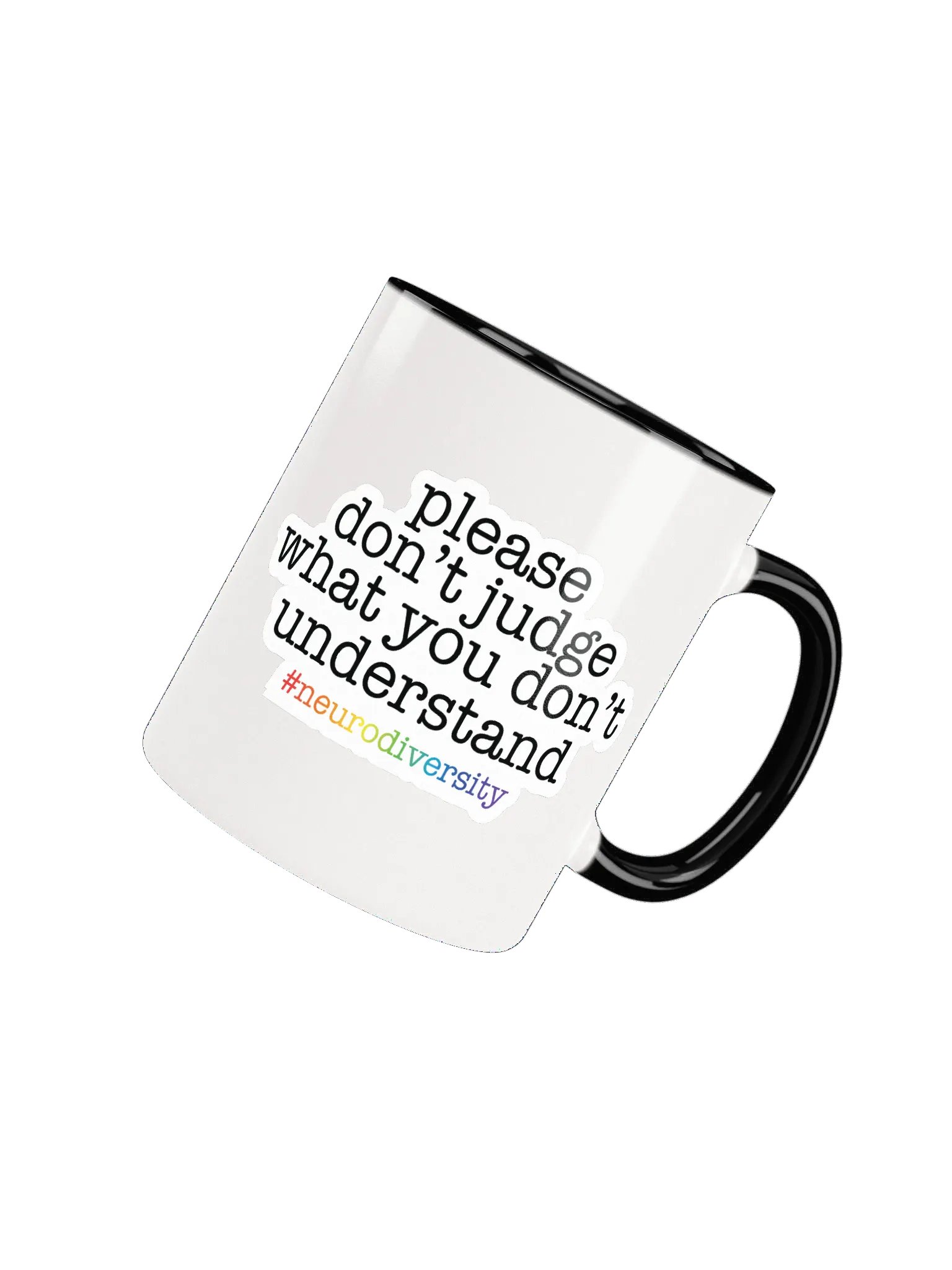 Please Don't Judge Colored Mug product image (47)