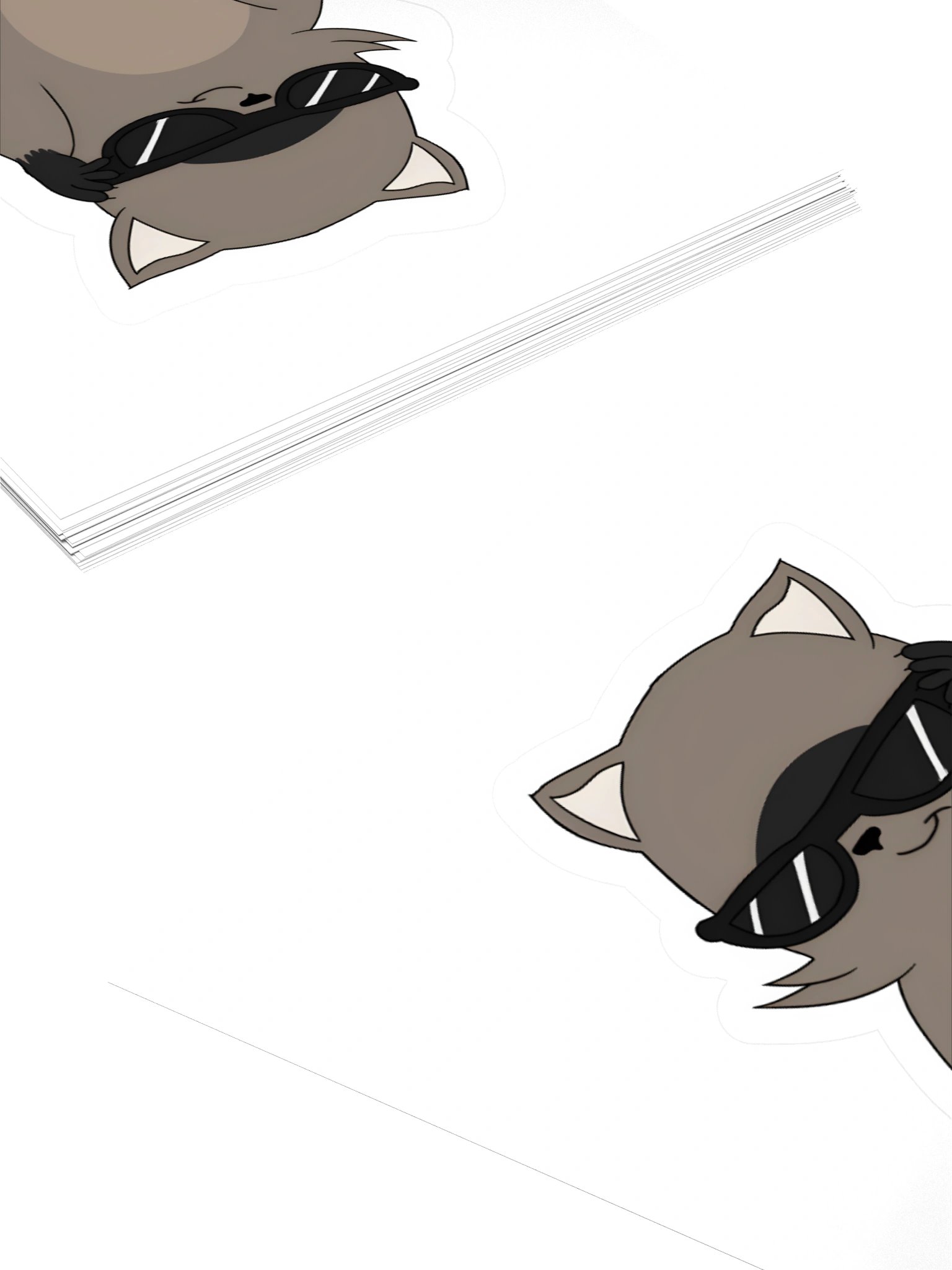 Cool RespawnRaccoon Kiss Cut Stickers product image (12)