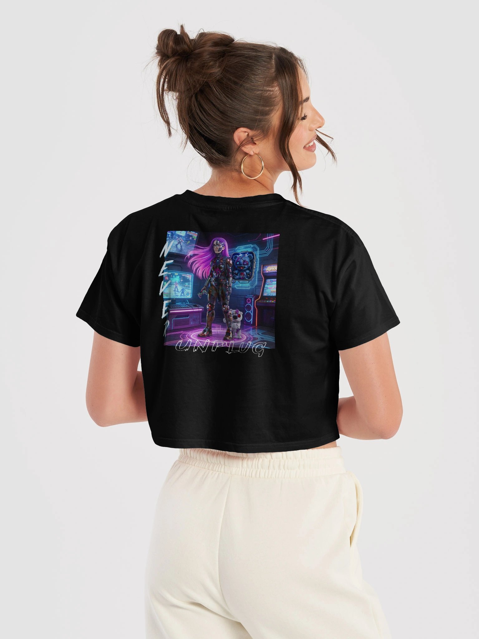 CyberPunk Crop Top T-shirt product image (3)