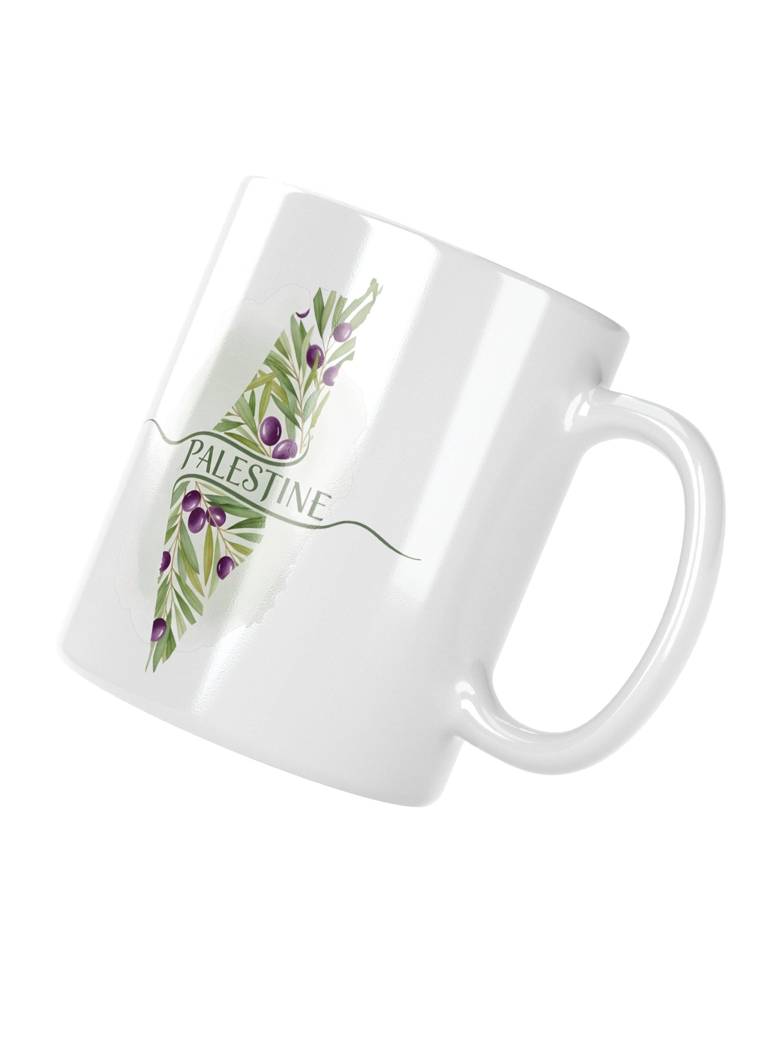 Palestine Map Olive Mug product image (9)
