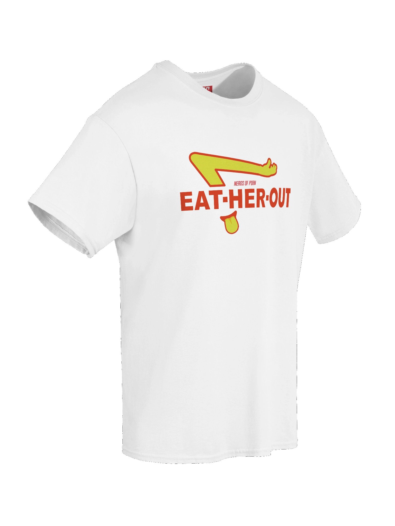 Eat Her Out Restaurant Parody Tee (white) product image (8)