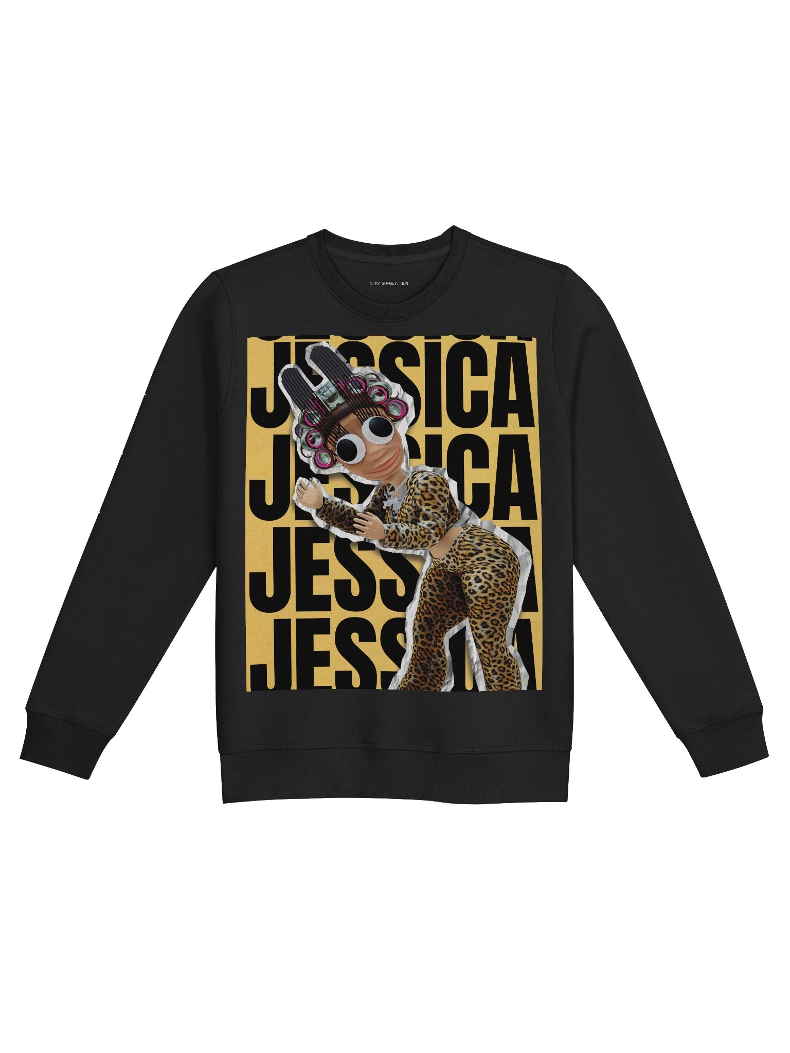MONEY ROLLES - YELLOW PRINT SWEATSHIRT product image (1)