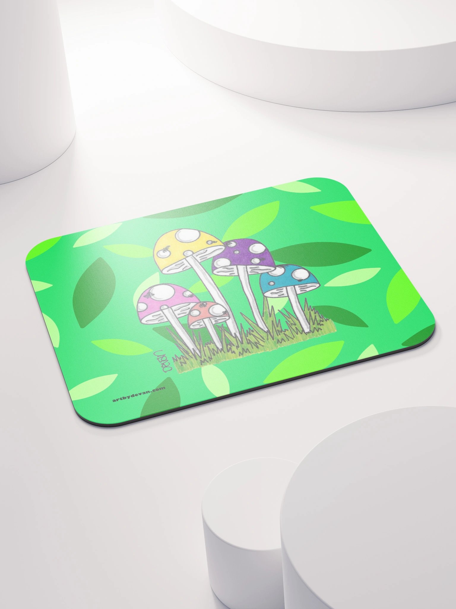 Rainbow Mushrooms Mousepad product image (4)