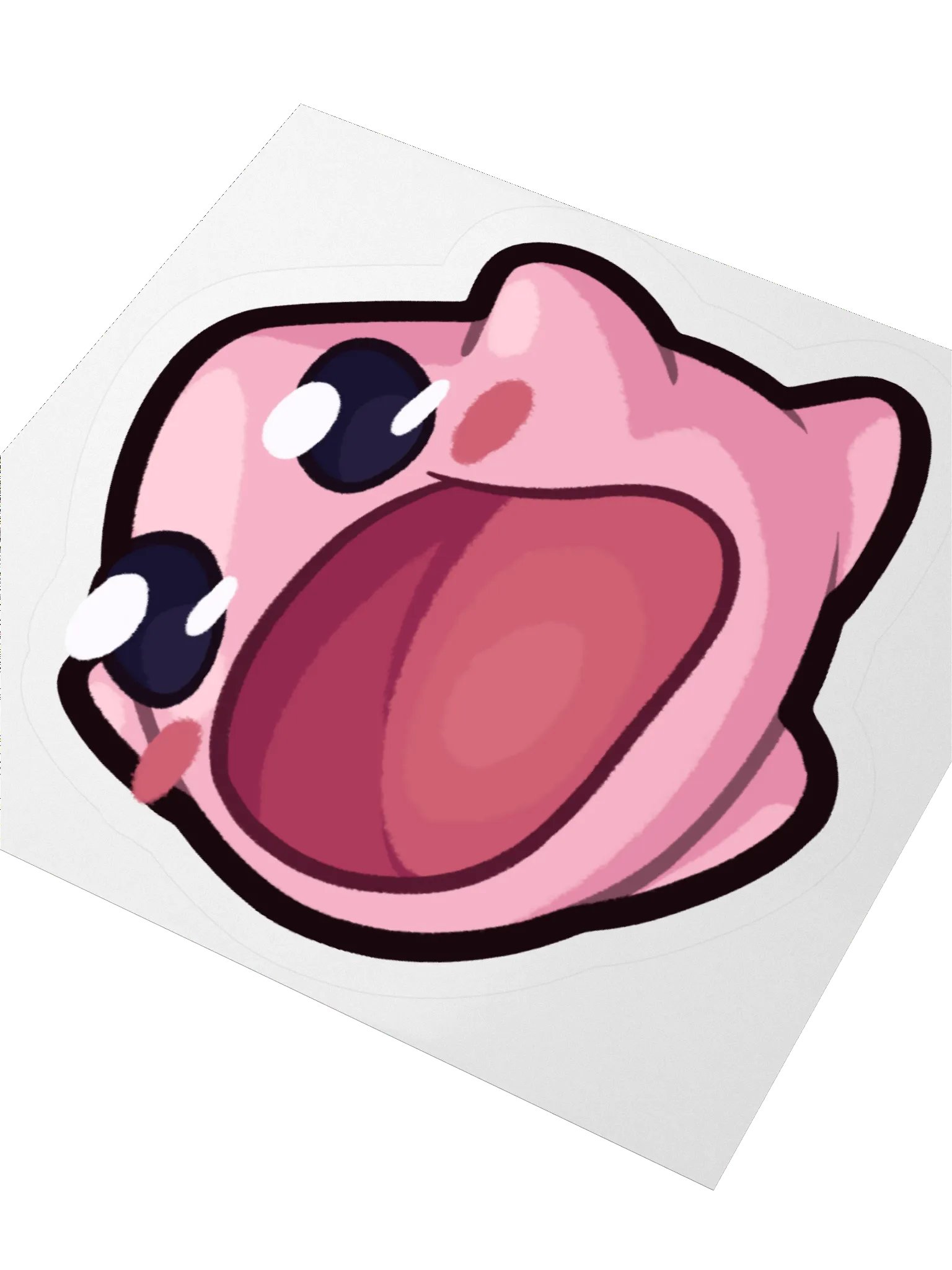 Hungry Pink Star Sticker product image (3)
