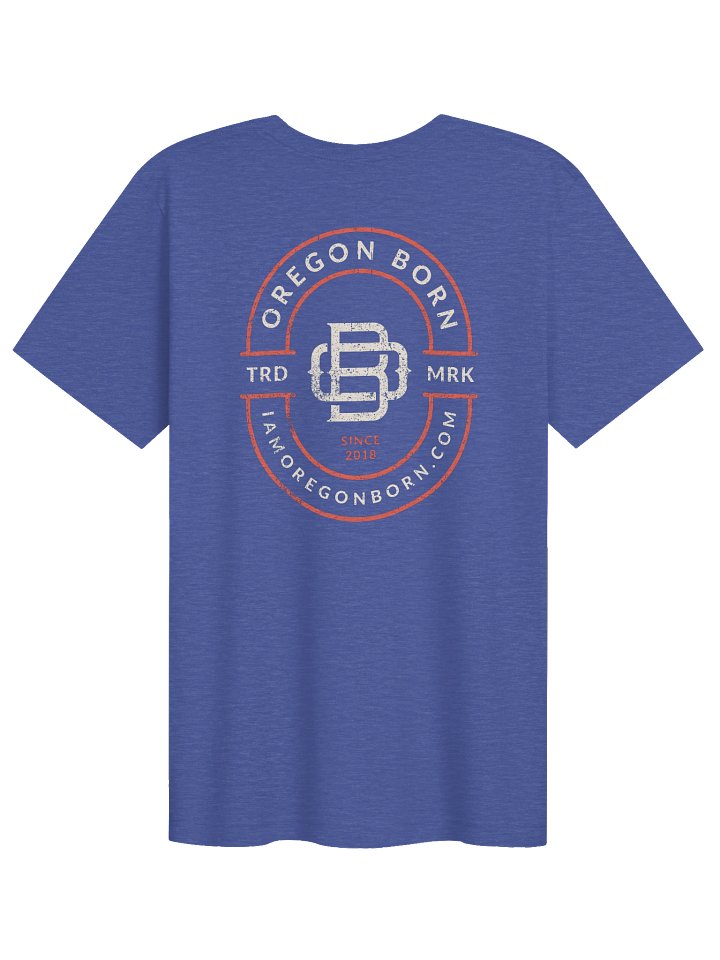 Oregon Born Monogram T-Shirt (Back Print) product image (15)