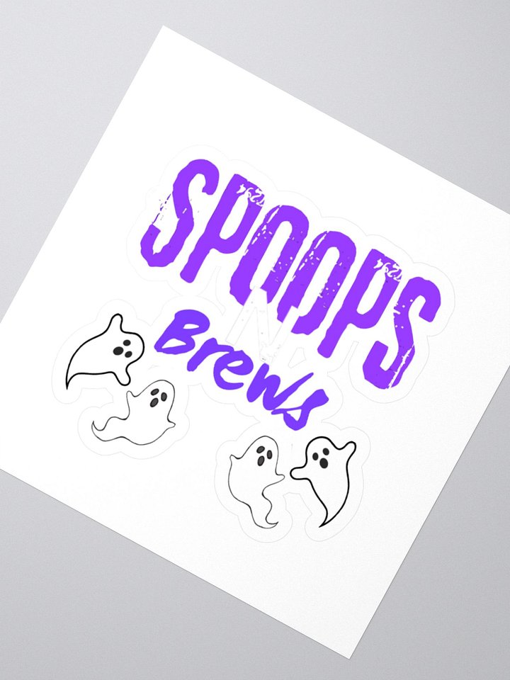 spoops and brews sticker product image (2)