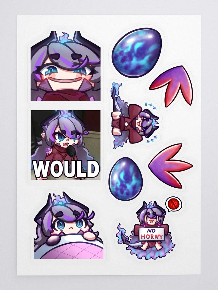 Phibi Sticker Sheet Nr.4 product image (1)