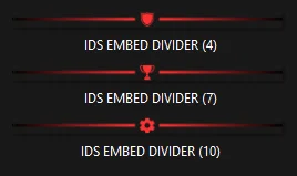 RedRum Embed Divider Bars product image (3)