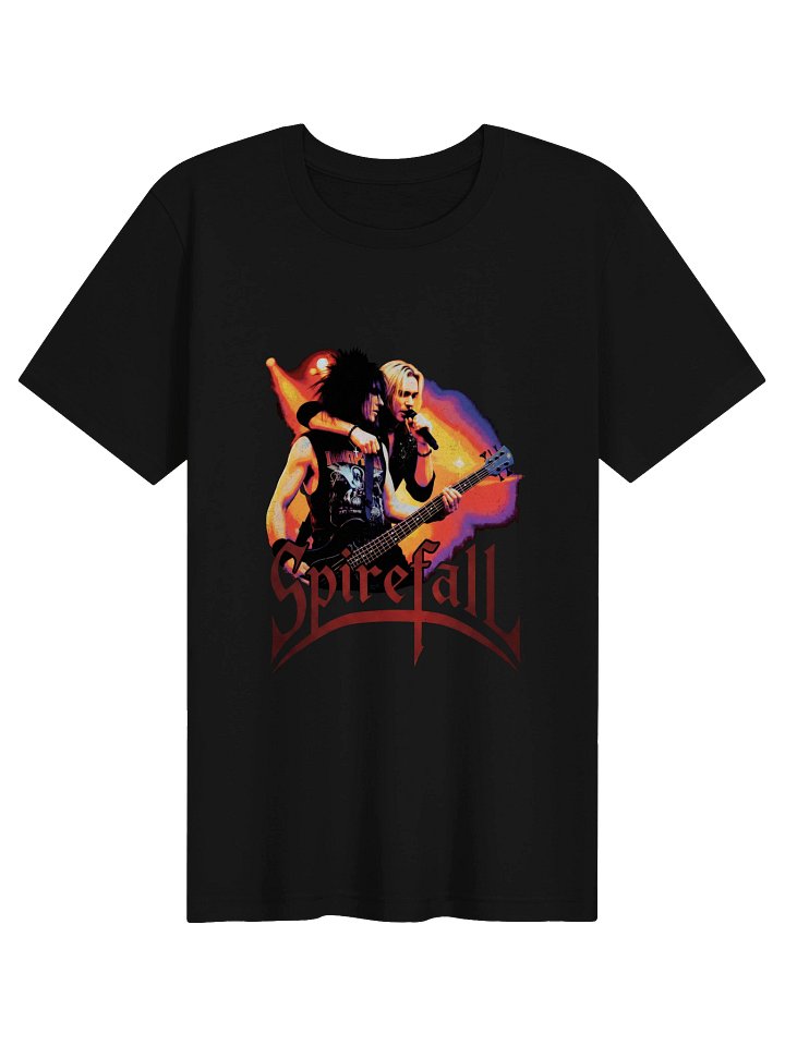 Spirefall Moonlit Abyss Black Concert Tee product image (1)