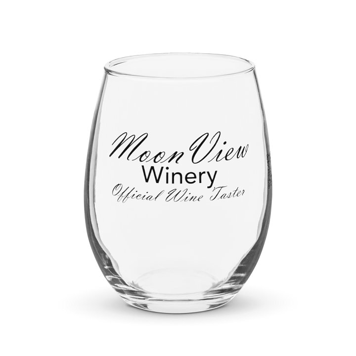 Moon View Winery Official Wine Taster Wine Glass product image (1)